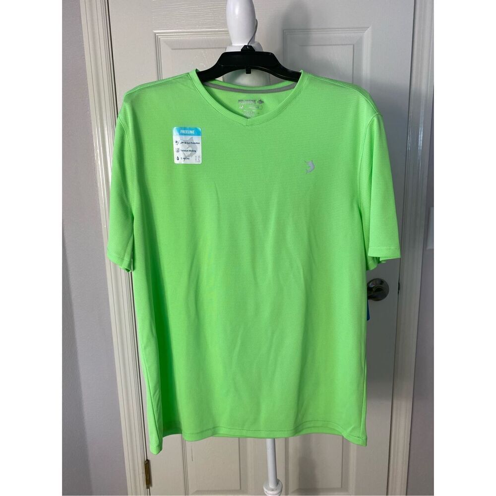REEL LEGENDS Men’s Medium Summer Green Short Sleeve T-Shirt